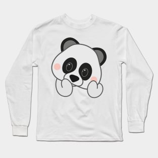 panda emoji fan art Long Sleeve T-Shirt